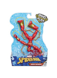 اشتري Marvel Bend And Flex Iron Spider Action Figure With Blast Accessories 6inch في السعودية