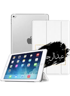 Buy Leather Slim Case Cover Stand With Translucent Frosted Back Protector For Apple iPad mini 5 2019/iPad 4 mini White in Saudi Arabia