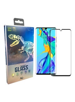 Buy Pro Plus Tempered Glass Screen Protector For Huawei P30 Pro Black/Clear in UAE