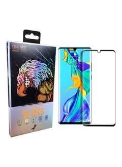 Buy Pro Plus Tempered Glass Screen Protector For Huawei P30 Pro Black/Clear in Saudi Arabia