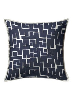 Buy Decorative Printed Cushion Blue/White in Egypt