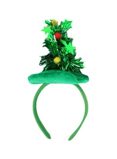 Buy Christmas Tree Headband Green 12x28cm in Saudi Arabia