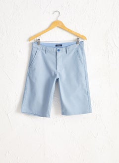 Buy Regular Fit Shorts Blue in Saudi Arabia