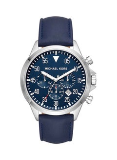 Buy Men's Leather Chronograph Watch MK8617 in Egypt