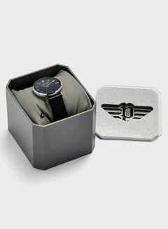 Shop Police Men S Leather Analog Wrist Watch P js 02 Online In Dubai Abu Dhabi And All Uae