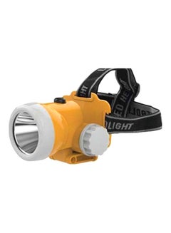 Buy Search Light With Head Strap Yellow/White/Black 20cm in Saudi Arabia