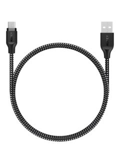 Buy USB To Micro USB Data Sync Charging Cable Black in UAE