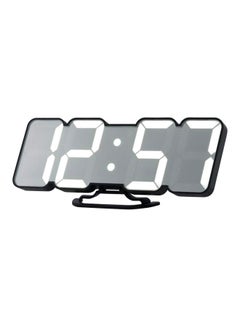 Buy Wireless LED Alarm Clock Black/White 23.5 x 4 x 9.2centimeter in UAE