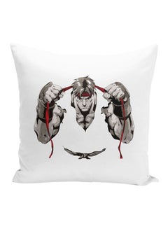 اشتري Classic Style Ryu Bandana Throw Pillow With Stuffing متعدد الألوان 16x16 بوصة في الامارات