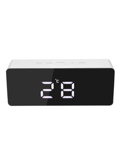 Buy Multi-Functional LED Digital Alarm Clock White in UAE