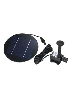 Buy Solar Powered Fountain Submersible Water Pump Black 16 x 16 x 4.5cm in Saudi Arabia