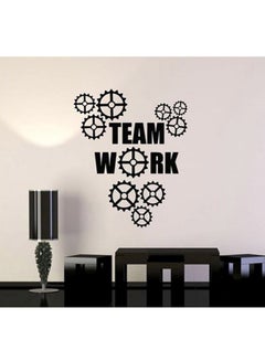 Buy Office Quote Themed Wall Decal Black 60x90centimeter in UAE