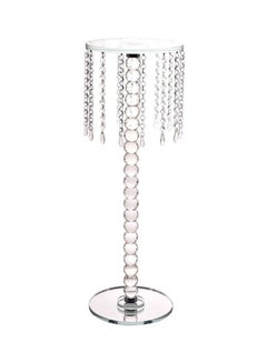 اشتري Decorative Modern Style Candle Holder Clear 75x25.5 سنتيمتر في الامارات