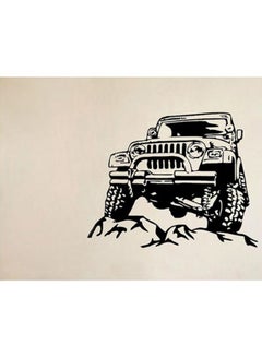 Buy Jeep Car Wall Sticker Multicolour 60x75centimeter in UAE