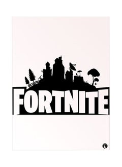 Buy Fortnite Metal Plate Poster Multicolour 15x20centimeter in UAE