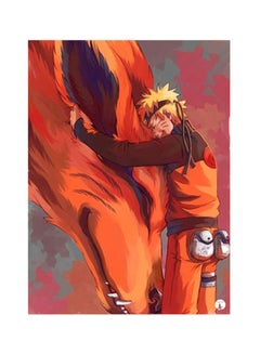 Buy Anime Naruto Print Metal Plate Poster Multicolour 15x20centimeter in UAE