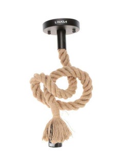 Buy Single Head Rope Light Beige/Black 150cm in UAE