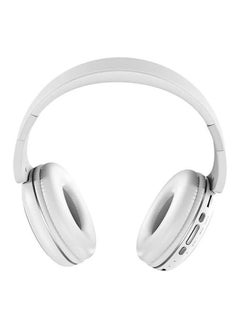 Buy Bluetooth Over-Ear Headphones White in UAE