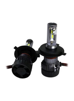 Buy 2-Piece T2 Mini H4 High Brightness LED Headlight in UAE