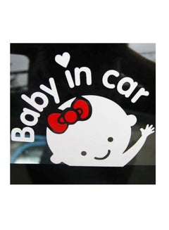 اشتري ملصق مقاوم للماء مطبوع بعبارة «Baby In Car» في الامارات