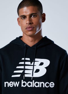 Shop New Balance Essential Stacked Logo Hoodie Black online in Dubai, Abu  Dhabi and all UAE