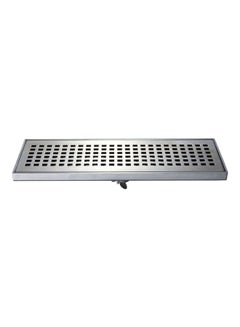 Buy Rectangular Floor Drain Silver 30x10mm in UAE