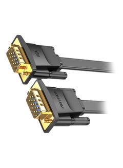 Buy VGA Flat Cable Black/Gold in Saudi Arabia