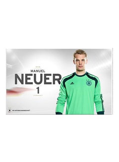 Buy Manuel Neuer Canvas People Painting Multicolour 30x45cm in Egypt