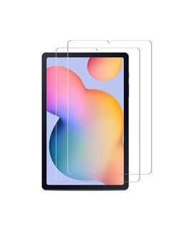 Buy Pack Of 2 HD Scratch Proof Tempered Glass 9H Films Premium Quality Tempered Glass Screen Protector for Samsung Galaxy Tab S6 Lite 10.4 Inch Clear in Saudi Arabia