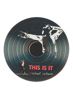 اشتري Michael Jackson Printed Vinyl Wall Decal أسود/أبيض 28سم في مصر