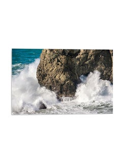 Buy Nature Themed Wall Poster Grey/White/Blue 52x80cm in Egypt