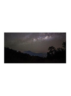 Buy Decorative Night Sky Themed Wall Painting Black/Grey 30x15cm in Egypt