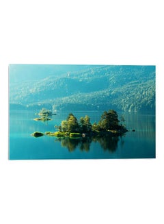 Buy Nature Themed Printed Wall Art Blue/Green 52x80cm in Egypt