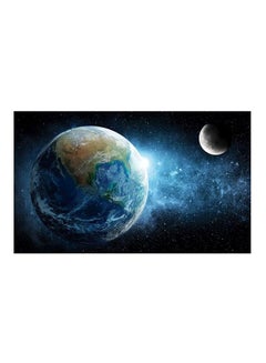 Buy Galaxy Themed Wall Painting Without Frame Blue/Black/Grey 100x60cm in Egypt