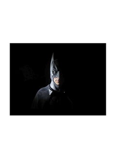 Buy Batman Themed Decorative Wall Painting With Frame Black/Beige 45x30cm in Egypt