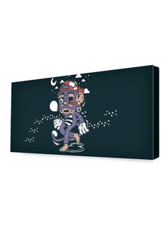 Buy Cartoon Themed Canvas Prints With Frame Blue/White/Red 100x45cm in Egypt