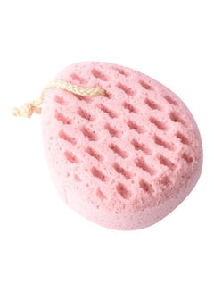Buy Foam Bath Sponge Pink/Yellow 18x17x6cm in Saudi Arabia