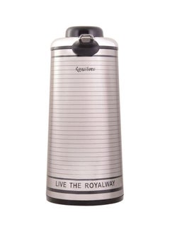 Buy Stainless Steel Thermos Flask Silver/Black 1.9Liters in Saudi Arabia