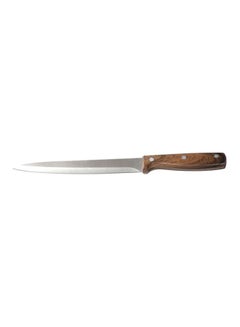 Buy Slicer Knife Silver/Brown 8inch in Saudi Arabia