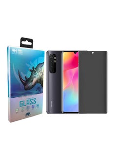 Buy Pro Plus Tempered Glass Privacy Screen Protector For Xiaomi Mi Note 10 Lite Clear in Saudi Arabia