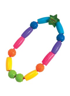 Buy Beads Teething Bracelet, 3+ Months - Multicolour in UAE