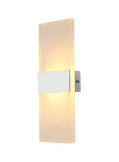 Buy Rectangular Shape LED Wall Lamp Warm White 140x25x60mm in Saudi Arabia