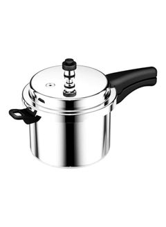 Buy Aluminium Pressure Cooker Lightweight & Durable Home Kitchen Pressure Cooker With Lid, Multi-Safety Device With Cool Touch Handles For Gas And Solid Hotplates 7.5Liters in UAE