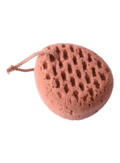 Buy Foam Bath Sponge Dark Brown 18x17x6cm in Saudi Arabia