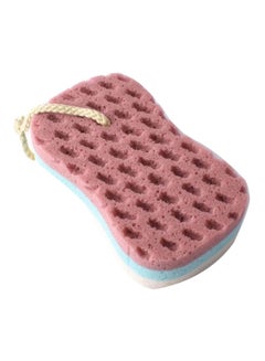 Buy Foam Bath Shower Sponge Brown/Blue/White 20x10x6cm in Saudi Arabia