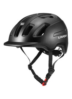 Buy Bicycle Helmet With Visor 30x17x21cm in UAE