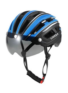 Buy Mountain Bike Helmet With Detachable Magnetic Visor 28.5x14x23.5cm in Saudi Arabia