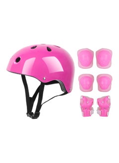 Buy 7-Piece Protective Gear Safety Pads Helmet Set 29x17x20cm in Saudi Arabia