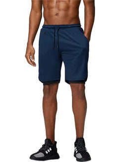 Buy 2-In-1 Athletic Shorts L in Saudi Arabia