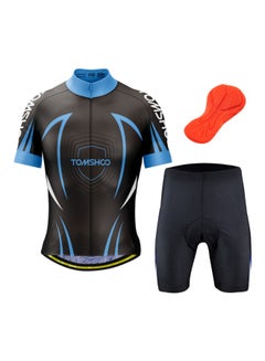 اشتري Bike Jersey With Padded Breathable Short Set XXL في الامارات